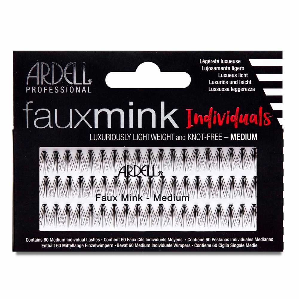 Pestañas Faux Mink Individuals Medium